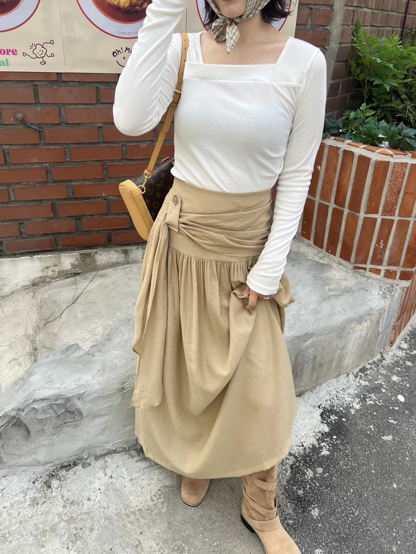 BOLD東大門㊣直郵女士新款25秋冬休閑時尚真品推薦人氣長裙BOLD長裙