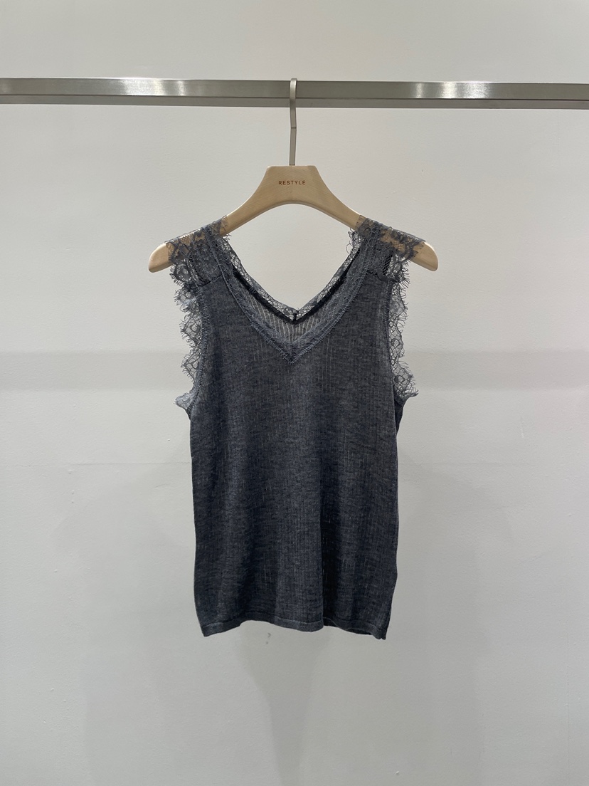 RE STYLE-Q東大門㊣實拍女士新品人氣推薦職業熱賣吊帶背心RE STYLE吊帶/背心圖色2