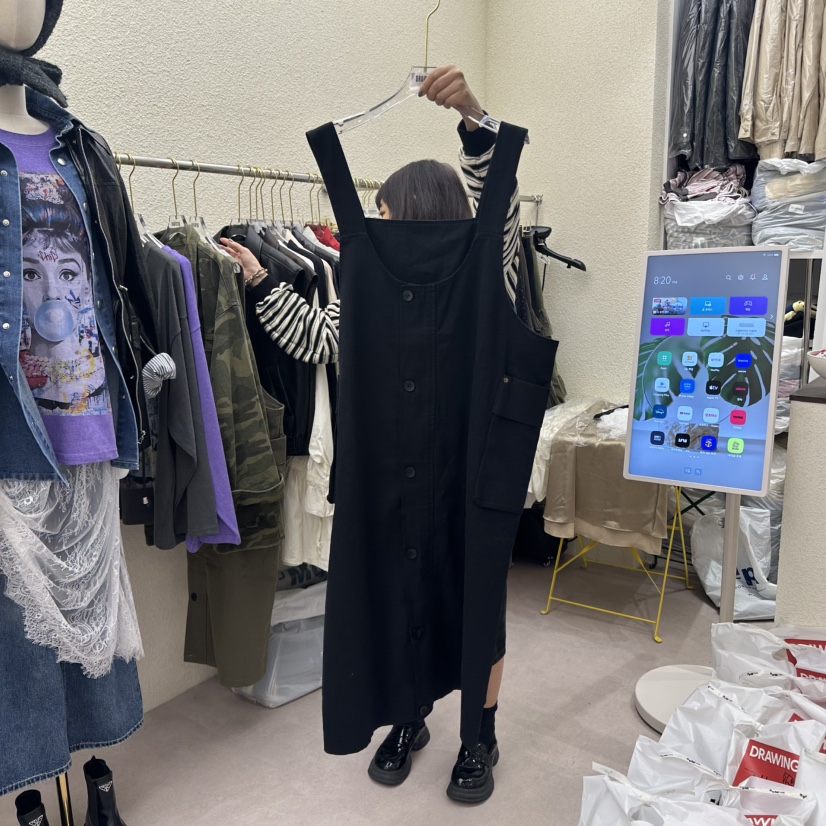 DRAWING東大門㊣直郵女裝新款職業熱賣人氣推薦休閑時尚連衣裙DRAWING連衣裙圖色2