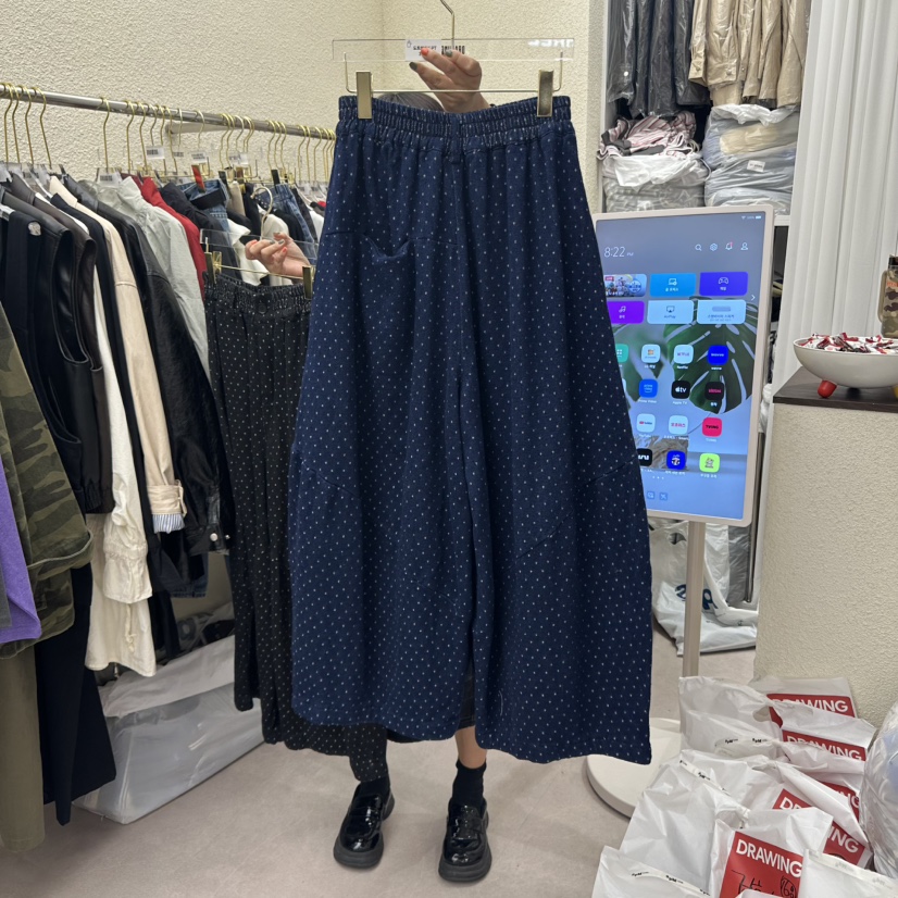 DRAWING東大門㊣代購女士新品熱賣休閑職業時尚休閑褲闊腿褲DRAWING休閑褲
