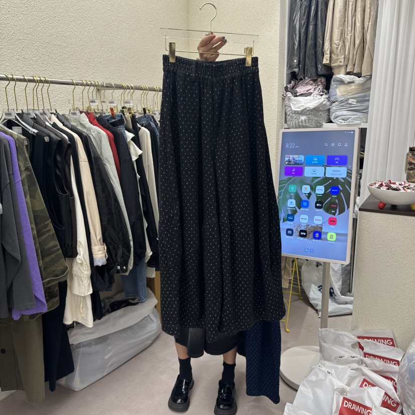 DRAWING東大門㊣代購女士新品熱賣休閑職業時尚休閑褲闊腿褲DRAWING休閑褲圖色2