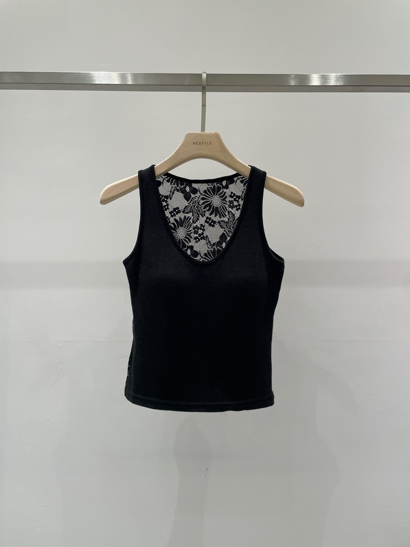 RE STYLE-Q東大門㊣代購女裝新品推薦休閑職業25秋冬吊帶背心RE STYLE吊帶/背心圖色2
