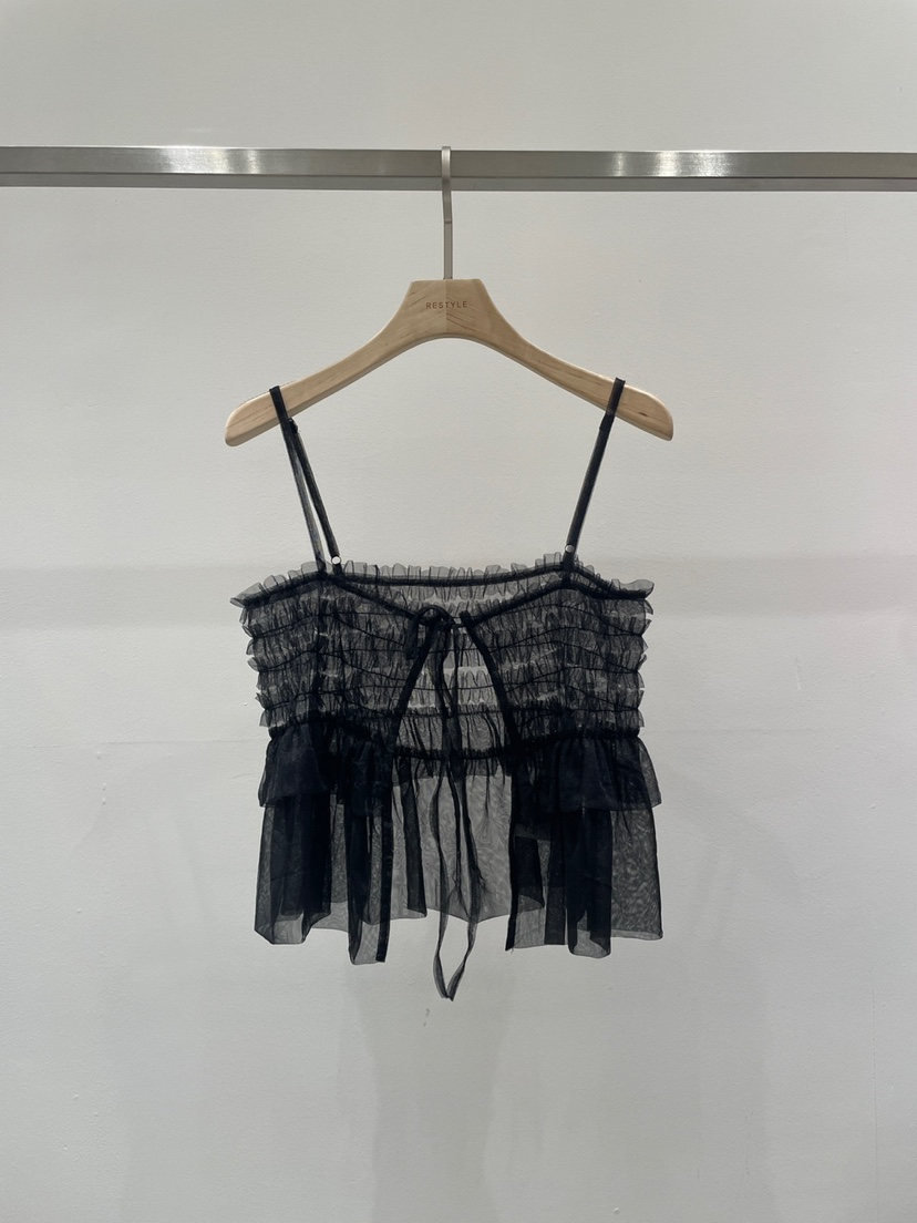 RE STYLE-Q東大門㊣代購女裝新款真品25秋冬時尚吊帶背心RE STYLE吊帶/背心圖色2