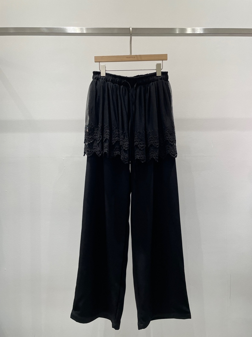 RE STYLE-Q韓國代購㊣女裝新品熱賣25秋冬職業真品休閑裙褲RE STYLE裙褲圖色2