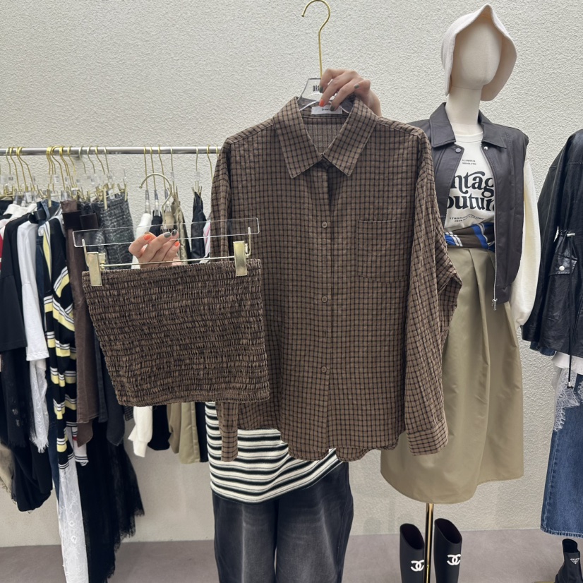 DRAWING東大門㊣代購女士新品休閑推薦熱賣25秋冬套裝兩件套DRAWING套裝圖色2