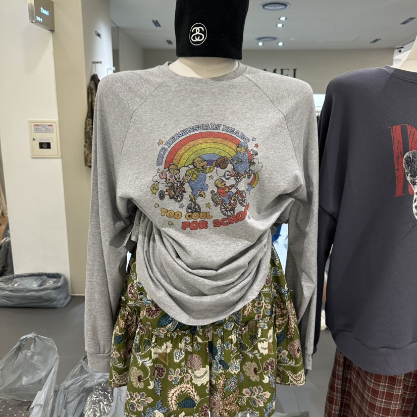 COMBO韓國代購㊣女士新品休閑人氣熱賣職業推薦真品長袖T恤COM_BO長袖T恤