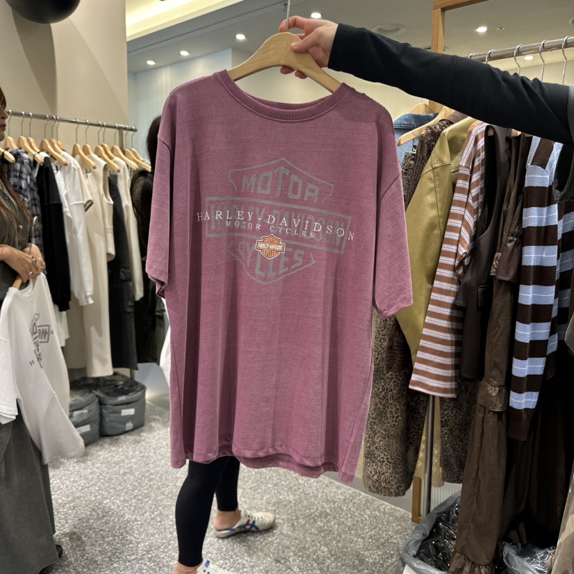SOF東大門㊣實拍女裝新品推薦時尚職業真品熱賣休閑人氣T恤SOFT恤圖色2
