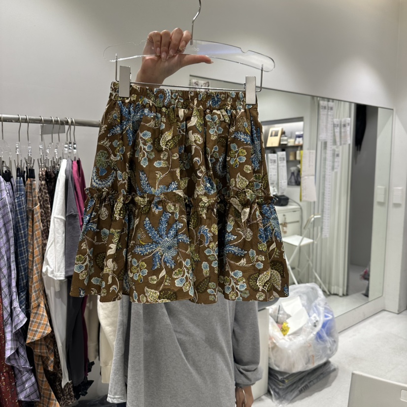 COMBO東大門㊣實拍女裝新品推薦25秋冬時尚熱賣真品休閑裙褲COM_BO裙褲圖色2