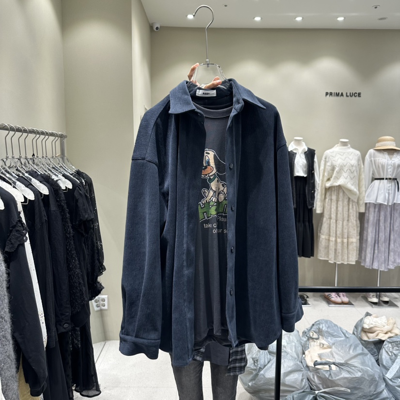 PRIMA LUCE東大門㊣直郵女士新款25秋冬襯衫蕾絲衫不含內搭CHARLOTTE襯衫/蕾絲衫圖色2
