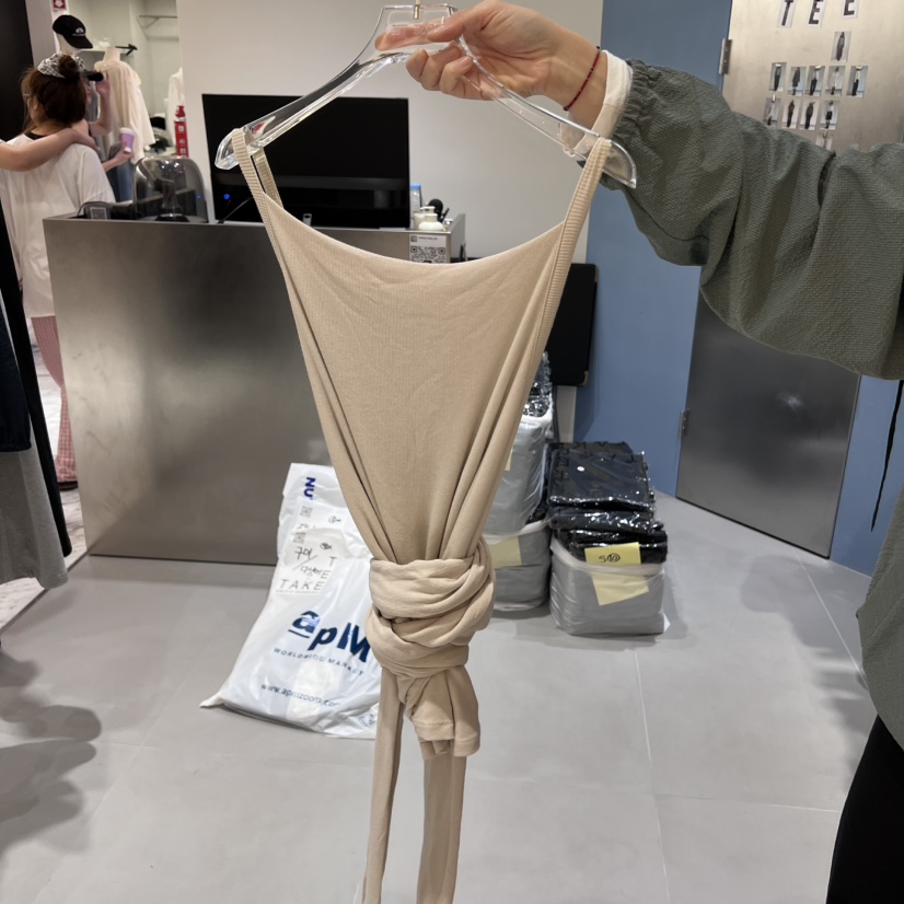 TAKE TEE東大門㊣實拍女裝新款人氣休閑職業推薦真品吊帶背心TAKE TEE吊帶/背心
