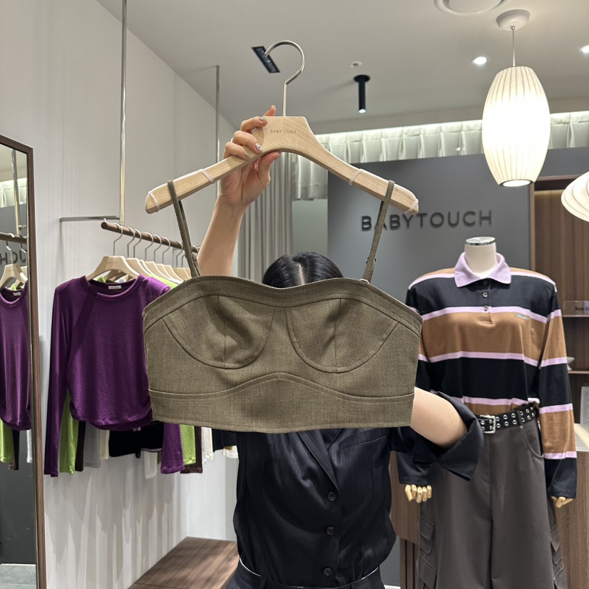 BABYTOUCH韓國直郵㊣女裝新品人氣推薦職業真品25秋冬吊帶背心BABYTOUCH吊帶/背心圖色2