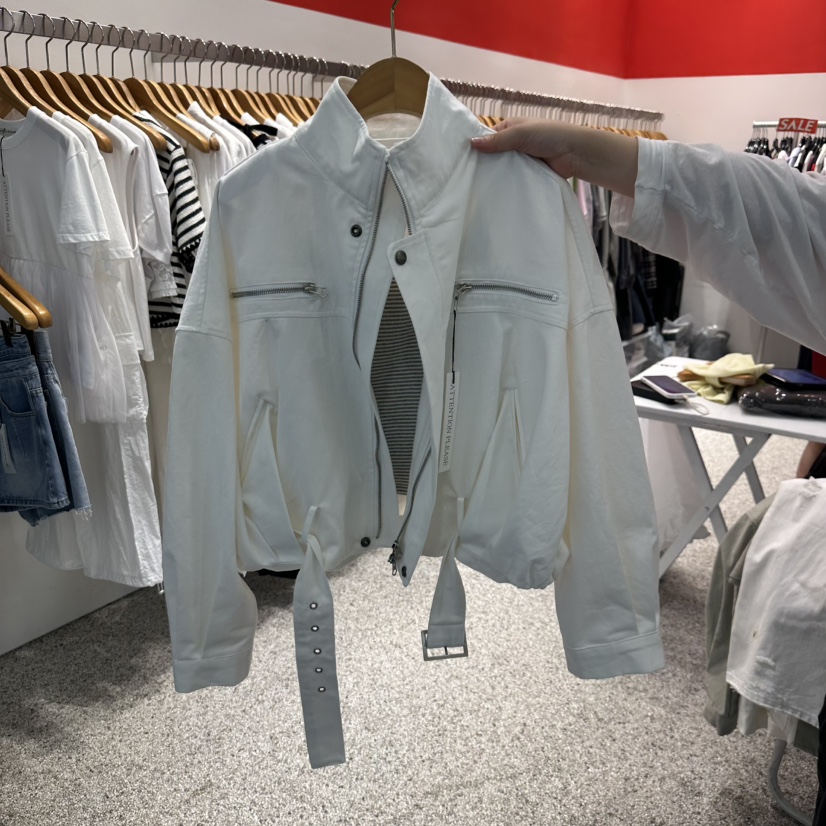 ATPZ韓國代購㊣女士新品真品25秋冬推薦休閑熱賣職業時尚夾克ATTENTION PLEAES夾克圖色2