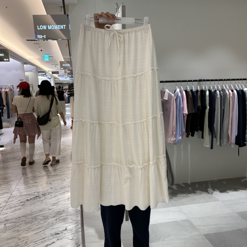 LOW MOMENT東大門㊣實拍女士新款時尚人氣職業推薦熱賣長裙LOW MOMENT長裙