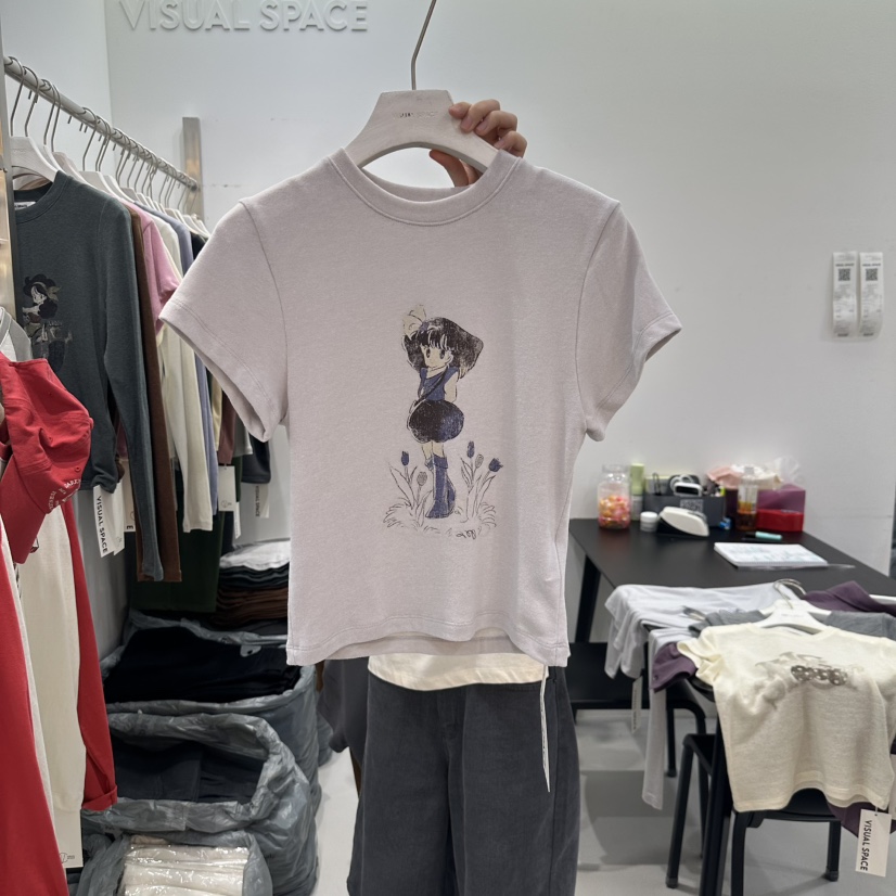 VISUAL SPACE東大門㊣直郵女士新款熱賣時尚推薦人氣職業T恤VISUAL SPACET恤