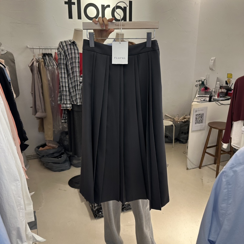 FLORAL東大門㊣實拍女士新款職業時尚人氣休閑推薦熱賣長裙FLORAL長裙圖色1