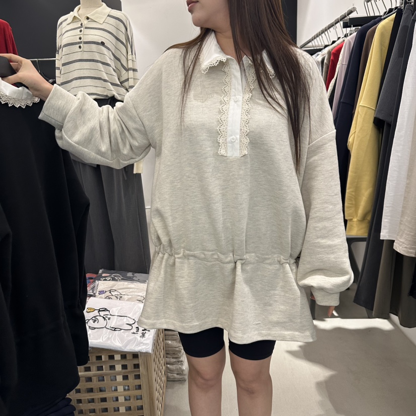 A.CES東大門㊣實拍女裝新品推薦職業真品25秋冬人氣時尚衛衣A.CES衛衣圖色1