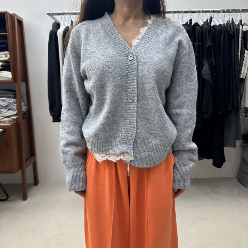 INTHEEND東大門㊣直郵女士新款熱賣職業休閑真品針織衫蕾絲INTHEEND針織衫圖色2