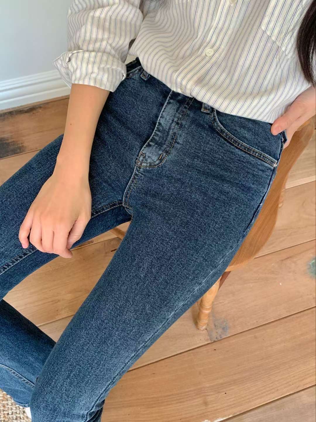 MISSJEAN東大門㊣實拍女士新品職業人氣真品推薦時尚牛仔褲MISSJEAN牛仔褲