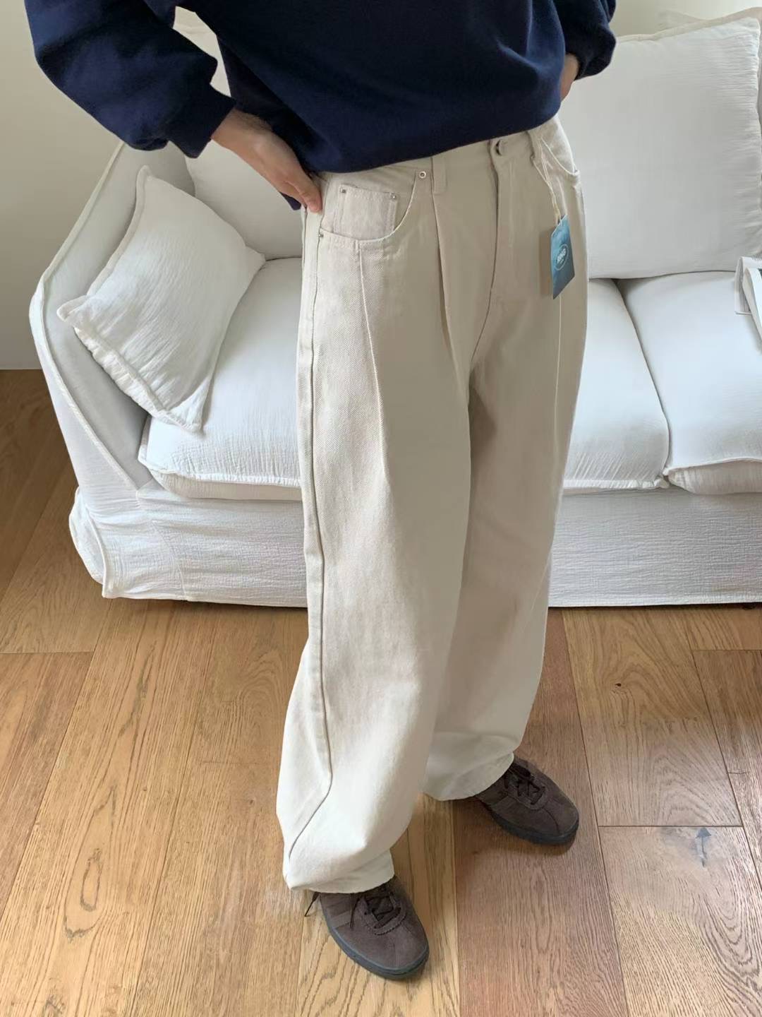 MISSJEAN東大門㊣實拍女裝新品熱賣25秋冬休閑人氣職業休閑褲MISSJEAN休閑褲圖色1
