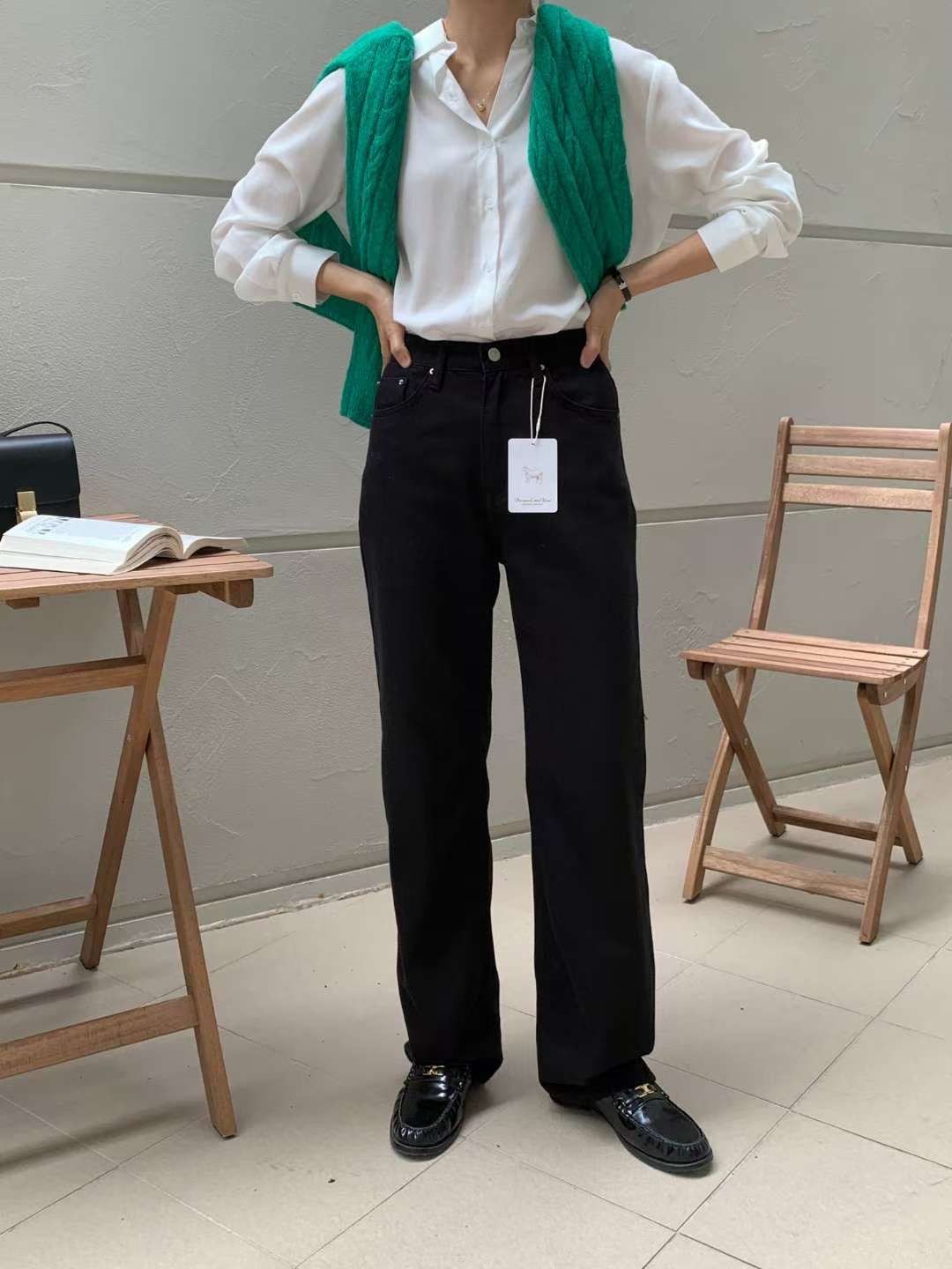 MISSJEAN東大門㊣實拍女士新款時尚人氣25秋冬職業熱賣休閑褲MISSJEAN休閑褲圖色2