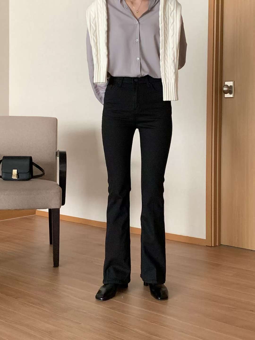 MISSJEAN韓國直郵㊣女士新款熱賣職業休閑真品25秋冬休閑褲MISSJEAN休閑褲圖色2