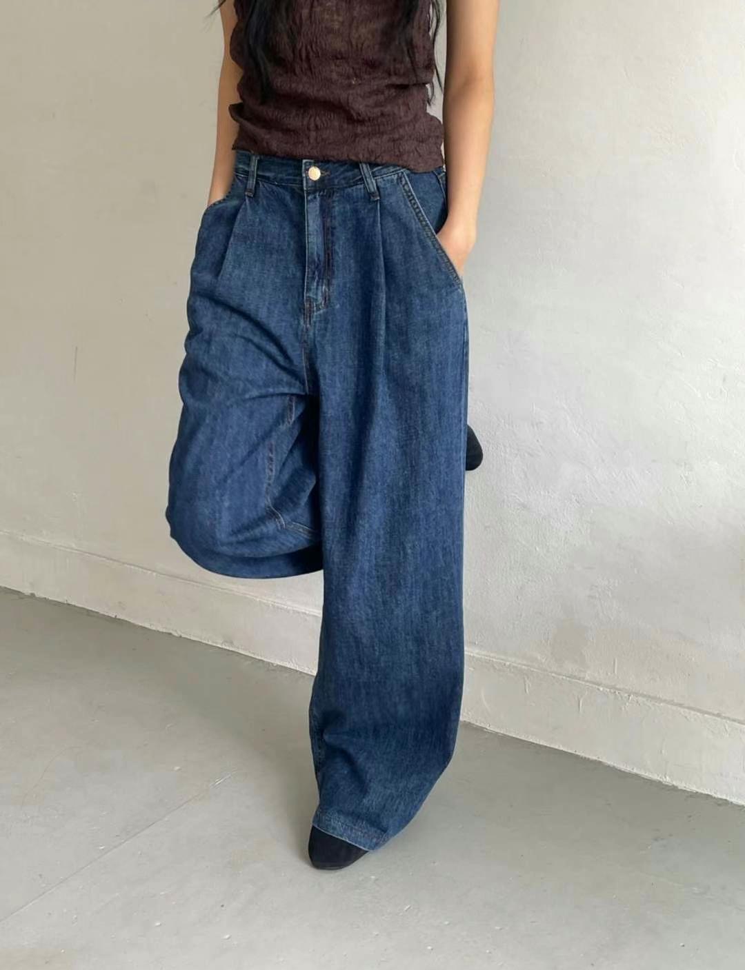 MISSJEAN東大門㊣直郵女士新品休閑推薦時尚熱賣25秋冬牛仔褲MISSJEAN牛仔褲