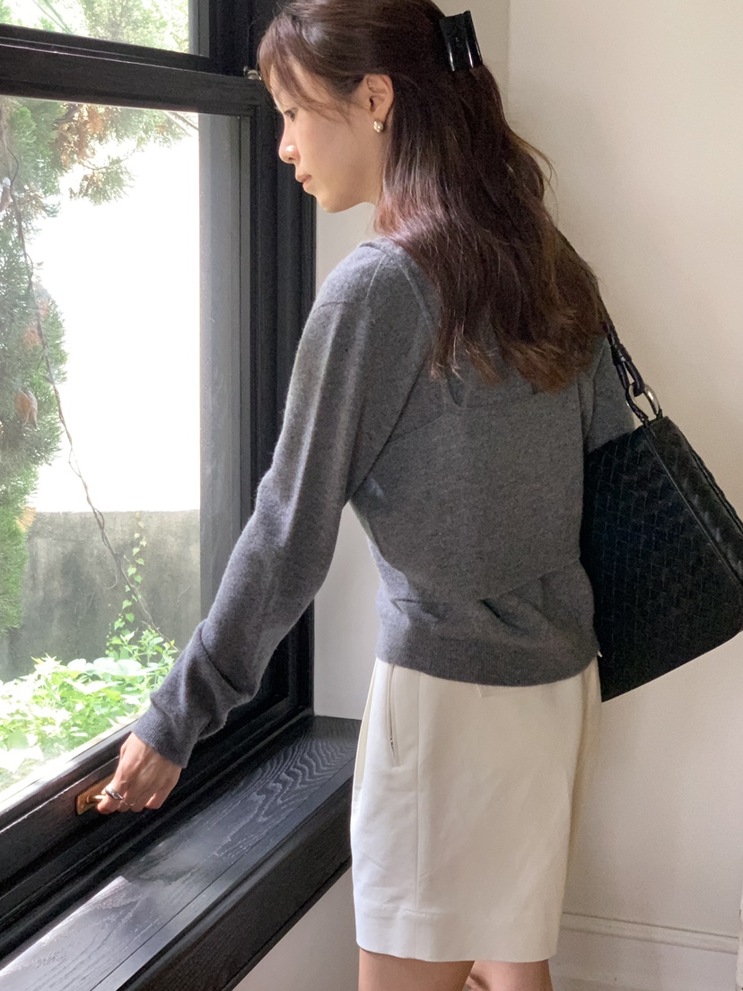 BAKING POWDER韓國代購㊣女裝新款時尚25秋冬真品針織衫開衫BAKING POWDER針織衫