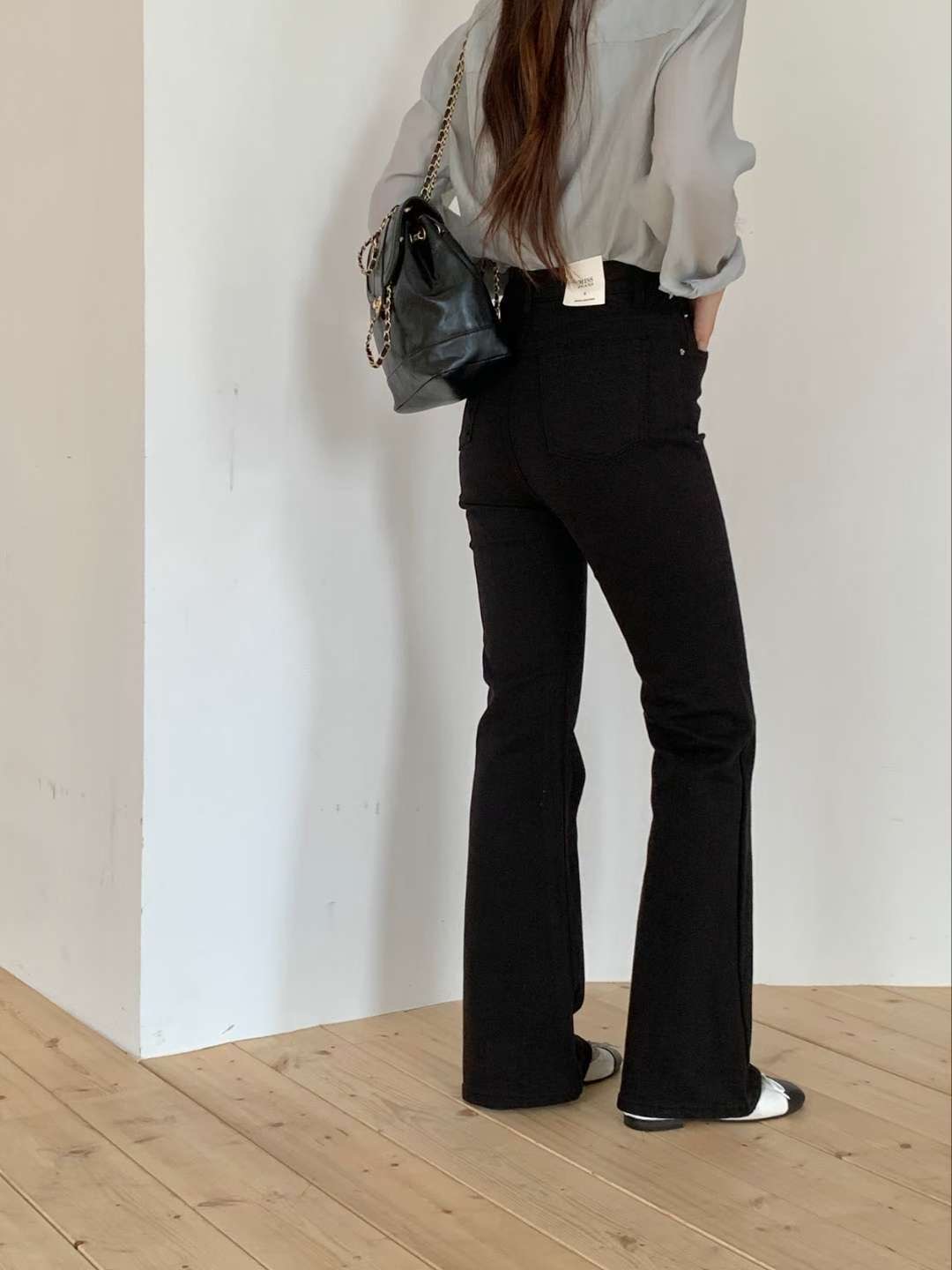 MISSJEAN東大門㊣代購女裝新品25秋冬時尚休閑人氣職業牛仔褲MISSJEAN牛仔褲