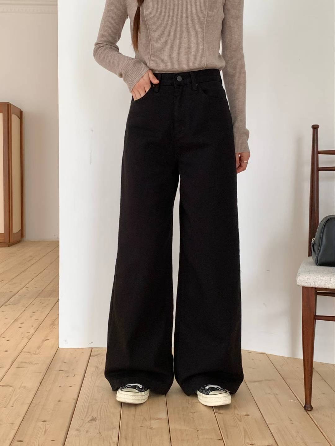 MISSJEAN韓國直郵㊣女士新品時尚休閑25秋冬推薦人氣休閑褲MISSJEAN休閑褲
