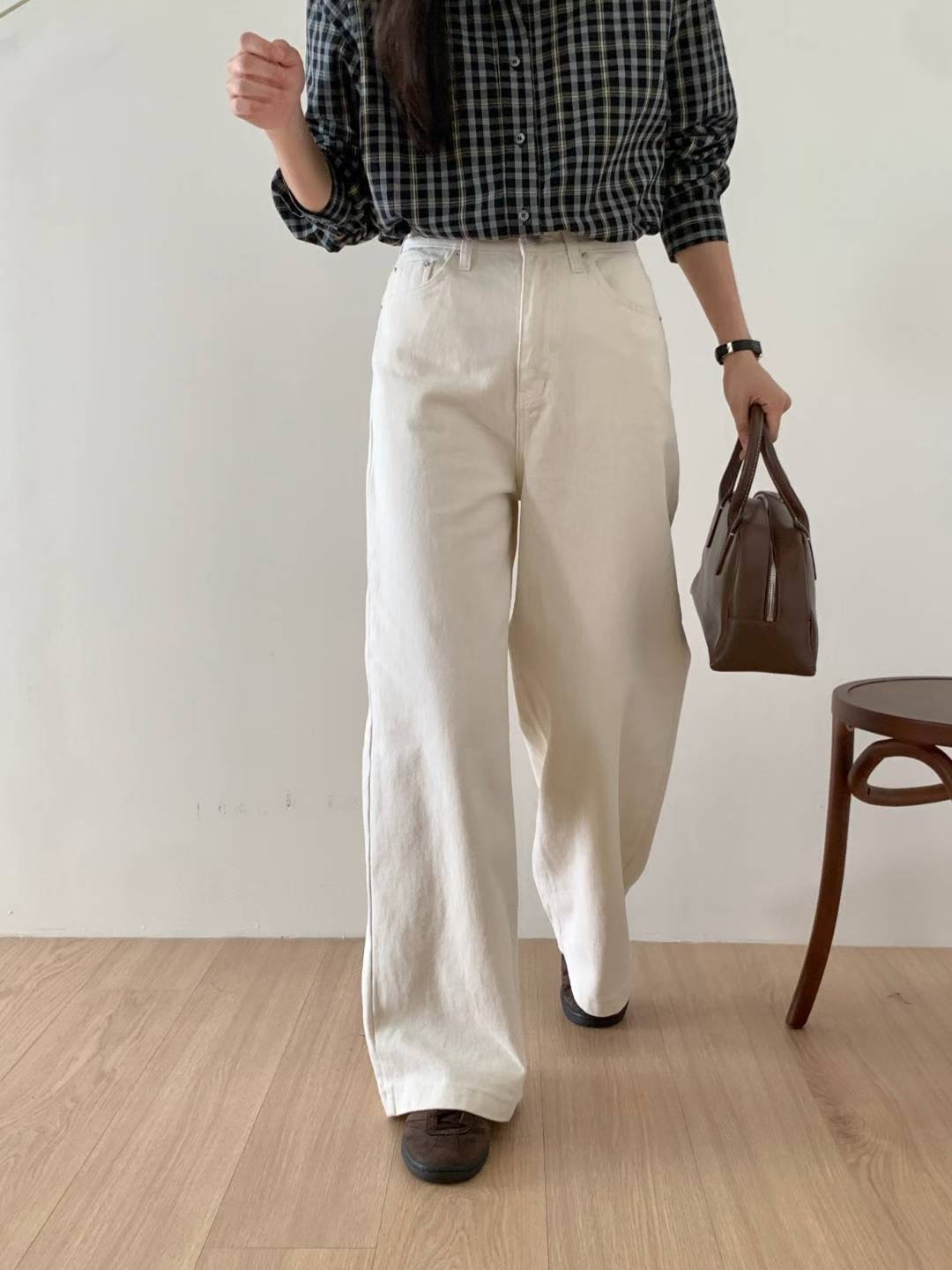 MISSJEAN韓國直郵㊣女士新品時尚休閑25秋冬推薦人氣休閑褲MISSJEAN休閑褲圖色2