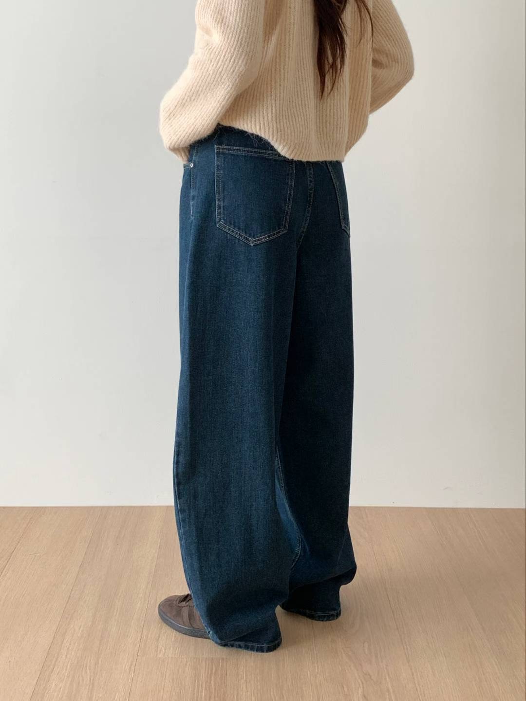 MISSJEAN韓國代購㊣女裝新款人氣25秋冬推薦真品時尚牛仔褲MISSJEAN牛仔褲