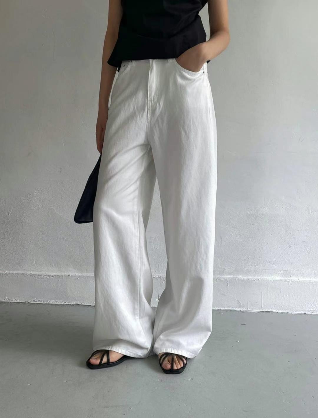 MISSJEAN韓國直郵㊣女裝新品熱賣25秋冬職業休閑褲不含腰帶MISSJEAN休閑褲
