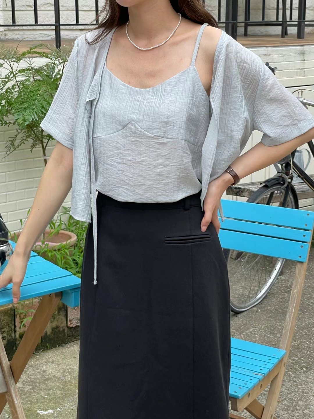 PLACE東大門㊣實拍女士新品25秋冬推薦休閑人氣真品時尚套裝PLACE套裝圖色2