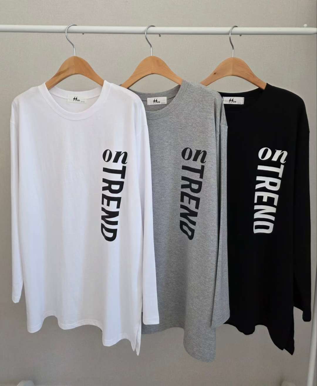 SSEN-쎈-T東大門㊣實拍女士新品真品時尚熱賣休閑長袖T恤SSEN-쎈-T長袖T恤