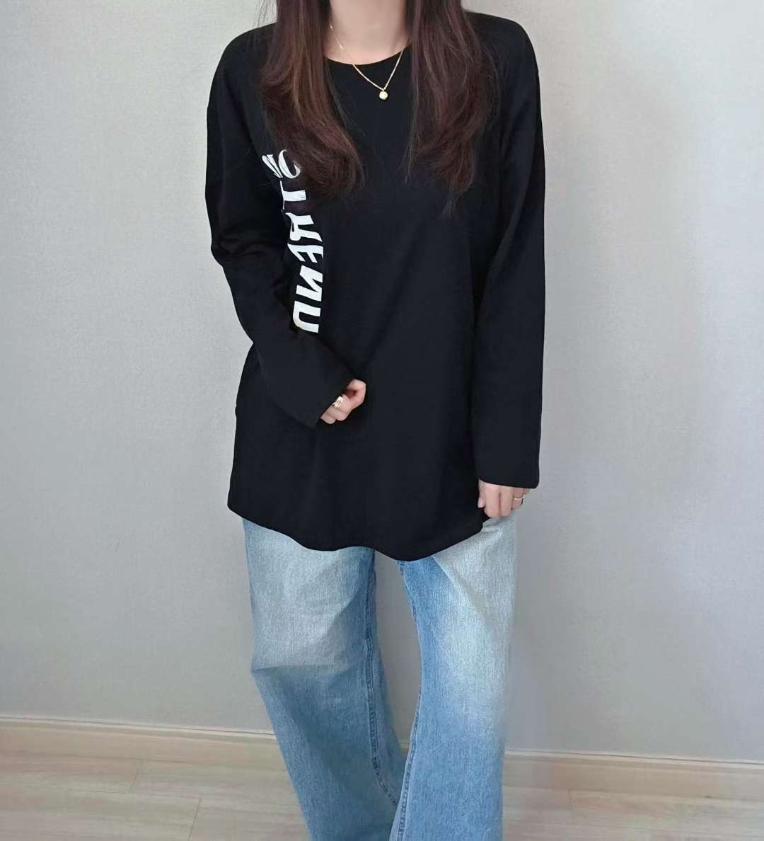 SSEN-쎈-T東大門㊣實拍女士新品真品時尚熱賣休閑長袖T恤SSEN-쎈-T長袖T恤圖色3