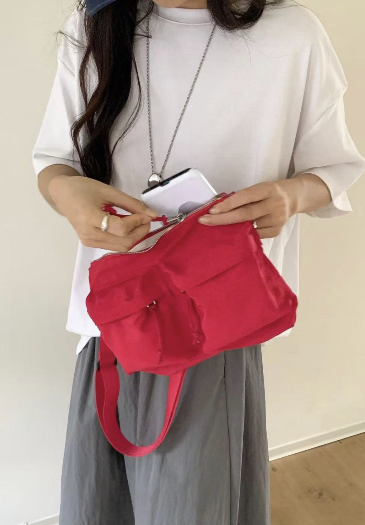 ORANGE-오렌지-OT東大門㊣直郵女士新品25秋冬單肩斜跨包ORANGE單肩/斜跨包圖色3
