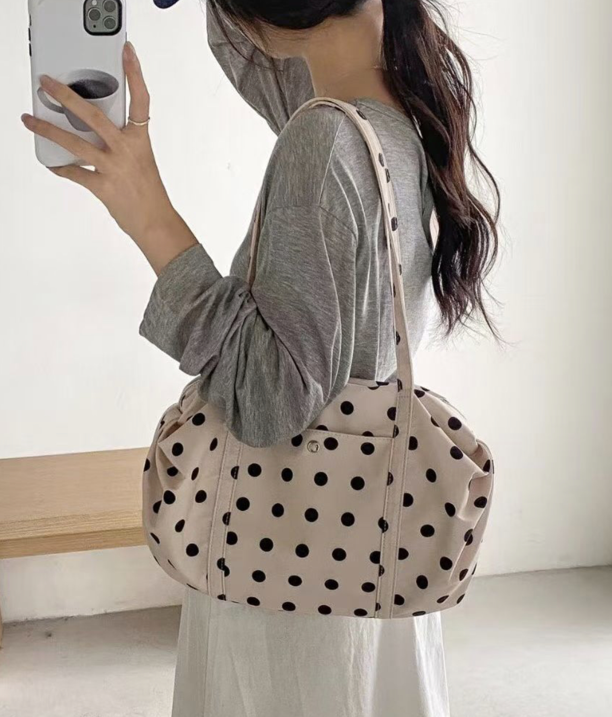 ORANGE-오렌지-OT東大門㊣實拍女士新品時尚單肩斜跨包紐扣ORANGE單肩/斜跨包圖色2
