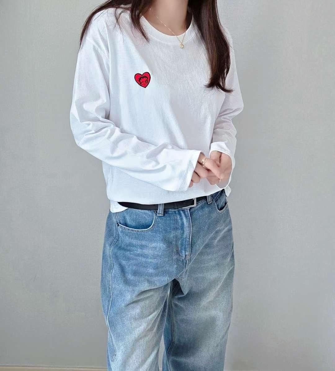 SSEN-쎈-T東大門㊣代購女裝新款熱賣人氣25秋冬推薦長袖T恤SSEN-쎈-T長袖T恤