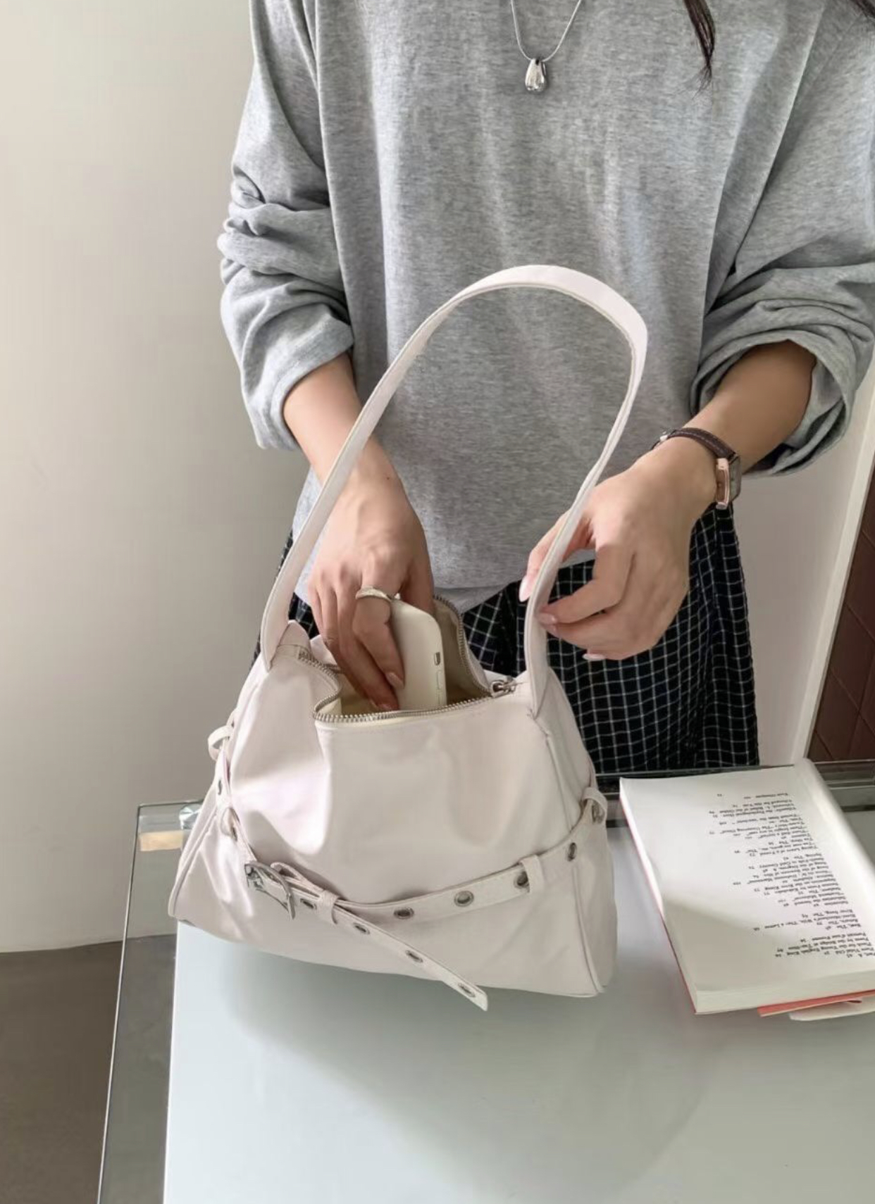 ORANGE-오렌지-OT東大門㊣代購女士新款真品時尚單肩斜跨包ORANGE單肩/斜跨包圖色3