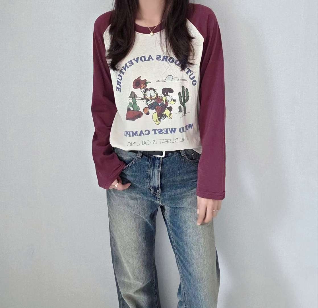 SSEN-쎈-T東大門㊣代購女士新款職業推薦休閑熱賣長袖T恤SSEN-쎈-T長袖T恤圖色2