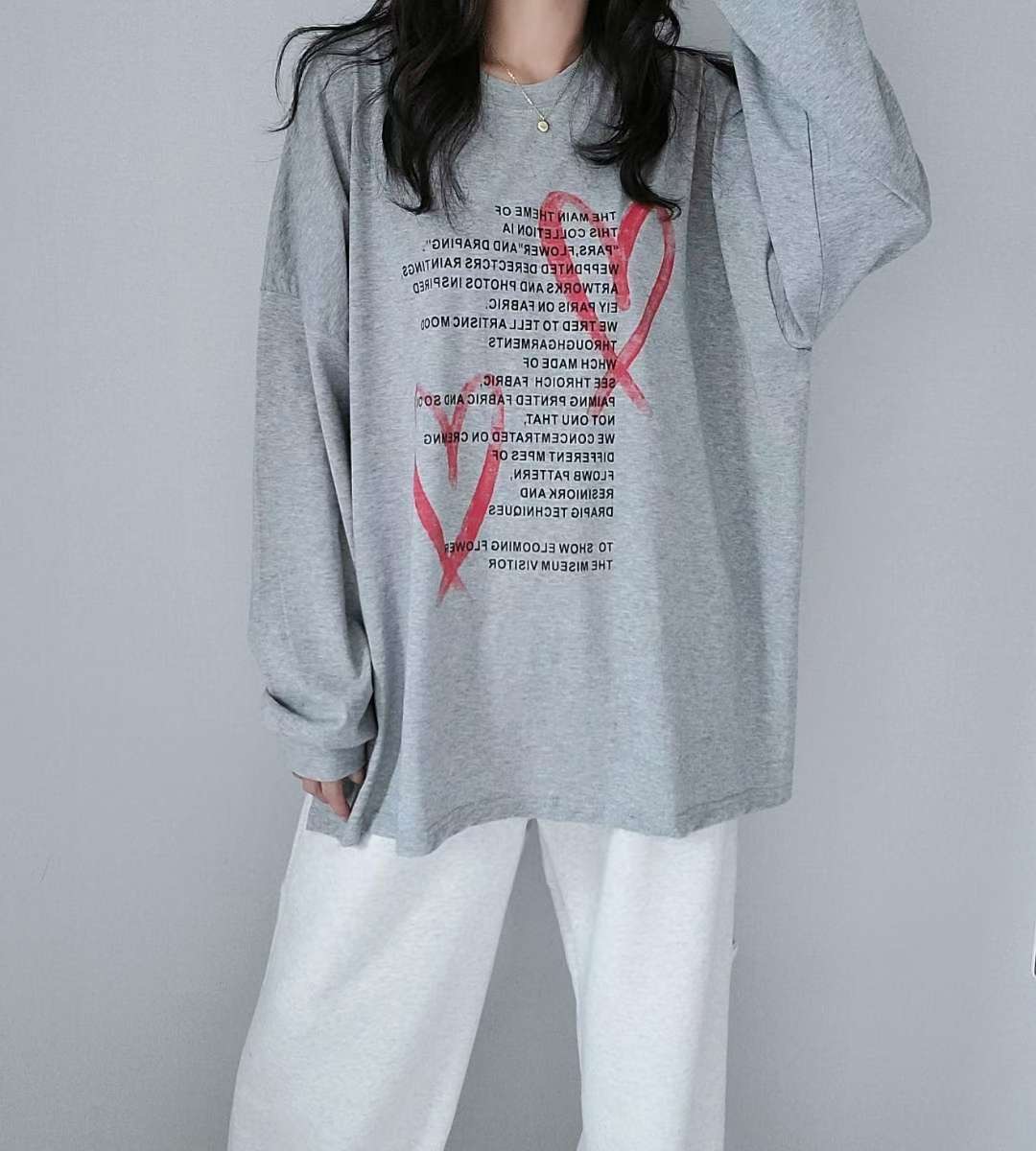 SSEN-쎈-T東大門㊣代購女裝新品推薦真品休閑25秋冬長袖T恤SSEN-쎈-T長袖T恤圖色2