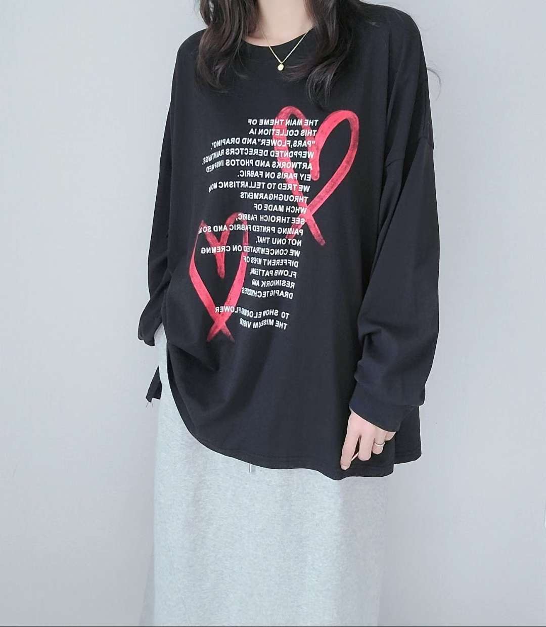 SSEN-쎈-T東大門㊣代購女裝新品推薦真品休閑25秋冬長袖T恤SSEN-쎈-T長袖T恤圖色3