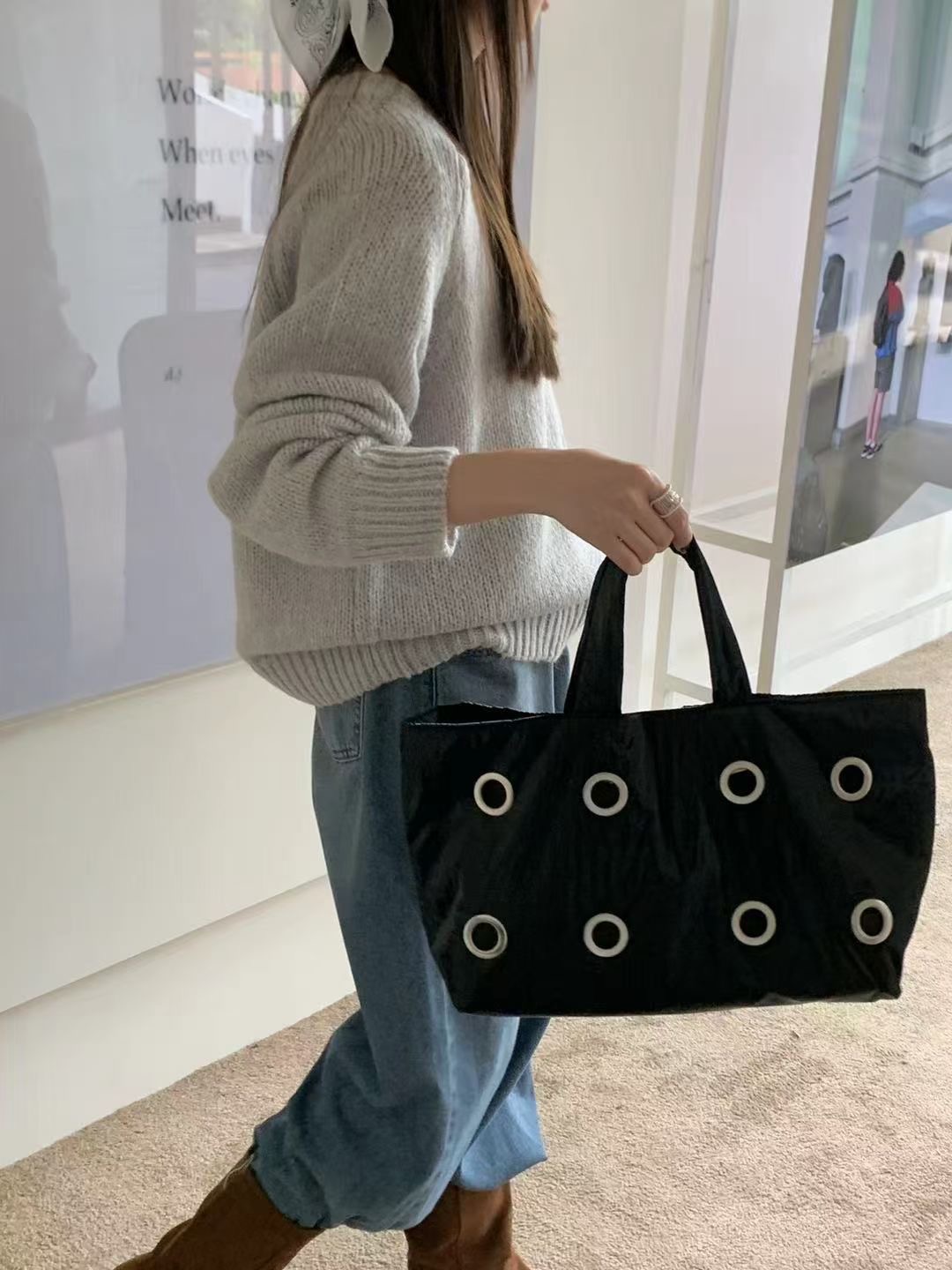 ORANGE-오렌지-OT東大門㊣代購女裝新款休閑職業單肩斜跨包ORANGE單肩/斜跨包圖色1