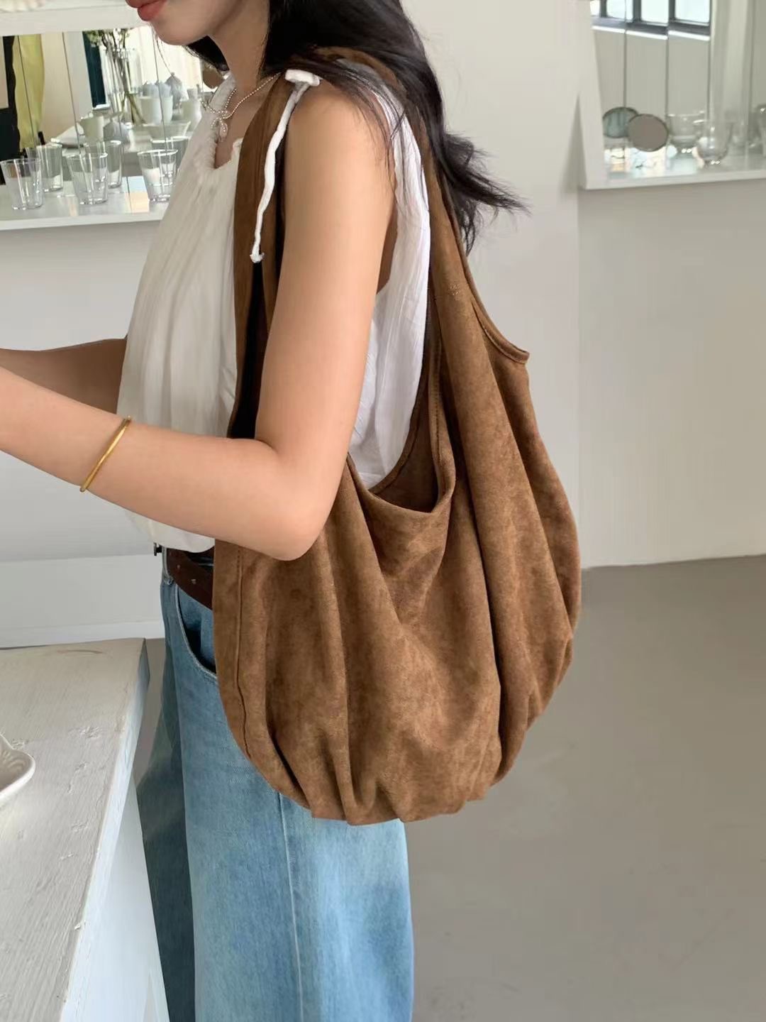 ORANGE-오렌지-OT東大門㊣直郵女士新品熱賣25秋冬單肩斜跨包ORANGE單肩/斜跨包圖色3