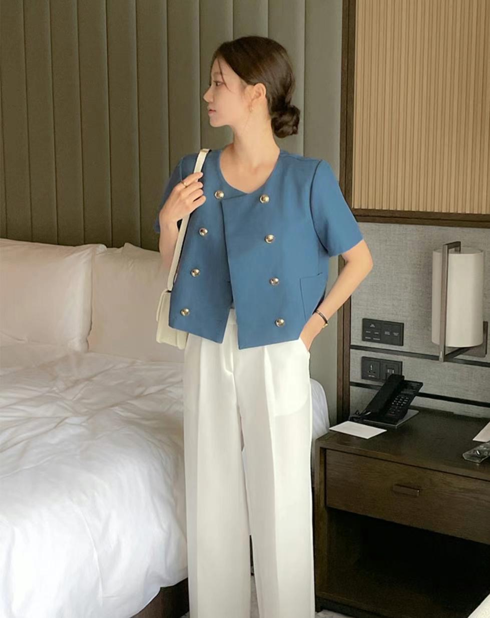 PLACE東大門㊣直郵女裝新款熱賣休閑時尚職業人氣推薦25秋冬夾克PLACE夾克圖色2