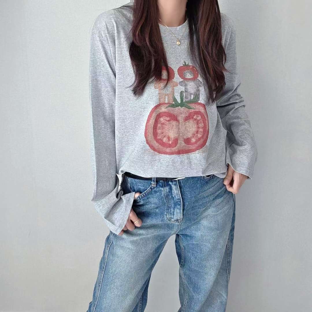 SSEN-쎈-T韓國代購㊣女裝新品推薦時尚職業熱賣休閑長袖T恤SSEN-쎈-T長袖T恤圖色2