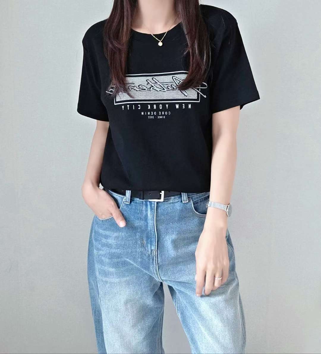 SSEN-쎈-T韓國直郵㊣女裝新品真品推薦時尚人氣休閑25秋冬T恤SSEN-쎈-TT恤圖色3