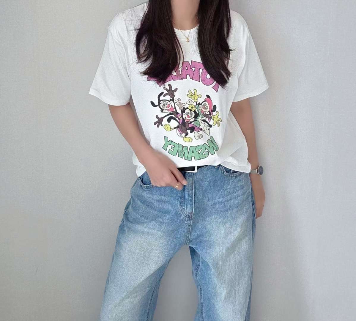 SSEN-쎈-T東大門㊣直郵女士新款真品休閑25秋冬職業推薦T恤SSEN-쎈-TT恤