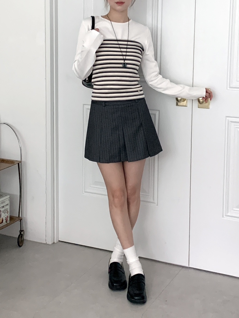RE:OPENING韓國代購㊣女士新品熱賣職業推薦人氣時尚真品短裙RE:OPENING短裙