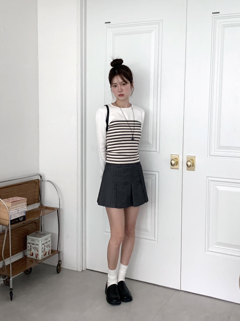 RE:OPENING韓國代購㊣女士新品熱賣職業推薦人氣時尚真品短裙RE:OPENING短裙